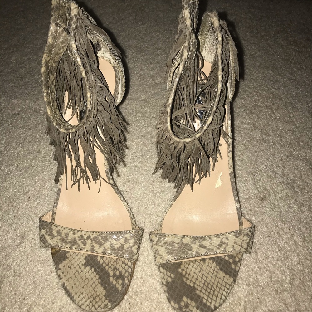 H by Halston snake print sandal